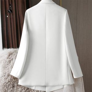 YZ İlkbahar Sonbahar Kadın Uzun Kollu Düz Renk Düğmeli <span class=keywords><strong>Blazer</strong></span> Ceket Slim Fit Resmi Ofis Kadınları Çok Satan Ceket - Product Image 5