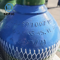 Bouteille de gaz vide bouteille industrielle ISO9809-1 50 litres 300bar 229mm oxygène azote argon hélium Co2 bouteille