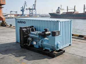 Générateur diesel conteneurisé 625 kVA 700 kVA 800 kVA pour ports et marine, résistant à la corrosion, pour l'alimentation des grues de navires de marchandises, à prix compétitif - Product Image 1