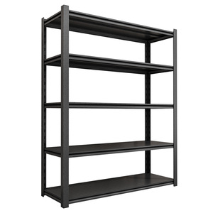 Étagère de rangement en acier au carbone épaissi à 5 niveaux, réglable en hauteur, polyvalente, sur pied, pour la maison et le garage - Product Image 1