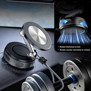 New Strong <strong>Magnetic</strong> <strong>Phone</strong> <strong>Holder</strong> <strong>for</strong> <strong>Car</strong> 360&deg; Rotatable Vacuum Suction Cup Mount Universal <strong>for</strong> Dashboard Windshield &amp; Desktop - Product Image 3