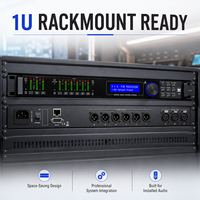 Processeur audio professionnel LA306, processeur DSP numérique, équipement audio DSP haute performance 3 entrées 6 sorties