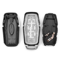 Housse de protection pour clé de voiture à 5 boutons pour Ford Fusion Explorer Edge Mustang 2013-2017