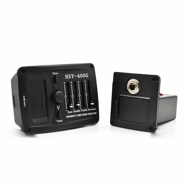 HSY-400G Acoustic Guitar Pickup, Classical/Folk Guitar Active Pickup, EQ Equalizer, Instrument Accessories