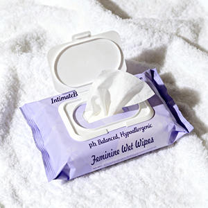 Lingettes d'hygiène intime pour femmes, nettoyage quotidien biologique à bas prix, pH équilibré, hygiène intime, lingettes féminines jetables, vente en gros - Product Image 1