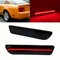 Feux de position latéraux arrière à LED fumés rouges pour Ford Mustang 2005-2009, lot de 2