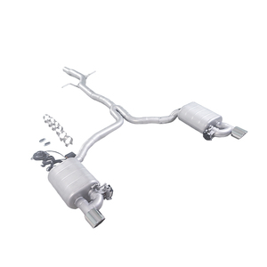 Sistema di Scarico Catback Valvetronic GFC in Acciaio Inox 304 per Audi <span class=keywords><strong>A4</strong></span> 2.0T B8 <span class=keywords><strong>Station</strong></span> <span class=keywords><strong>Wagon</strong></span> 2008-2016 - Product Image 2
