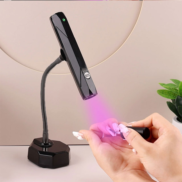 Flashlight Handheld Gel X Nail Dryer Lamp Fast Drying Led Polish Nail Curing Lamp Portable Rechargeable Mini Cure Nail Lamp 9w