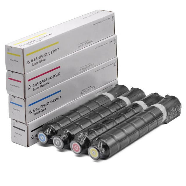 Starplus Factory Direct High Quality NPG65 GPR51 C-EXV47 Color Toner Cartridges for Canon IRC250i/350i/350iF/255iF/355iF