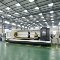 Tour CNC horizontal à banc plat haute précision et robuste CK6150 avec système de commande GSK pour le traitement industriel lourd