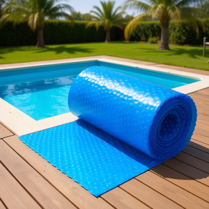 ผ้าคลุมสระว่ายน้ำสีน้ำเงินแบบโซลาร์ ขนาด 36 x 18 ฟุต หนา 12 มิล สำหรับสระว่ายน้ำแบบฝังดิน - Product Image 2