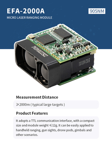 EYOUNG EFA-2000A 905nm 마이크로 레이저 거리 측정 모듈 2000m 범위 산업용 등급 소형 크기 주파수 2Hz IP67 등급 알루미늄 - Product Image 6