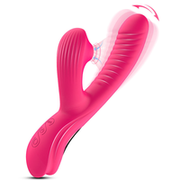 Kabelloser Vibrator für Frauen mit Saugfunktion, G-Punkt und Klitoris-Stimulation, Welliger Sex-Vibrator