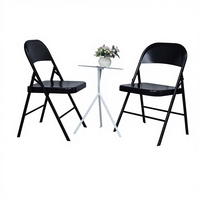 Chaise de réception pliable moderne en plastique écologique pour événements extérieurs et mariages - Portable, confortable, imperméable, certifiée TUV, idéale pour hôtels