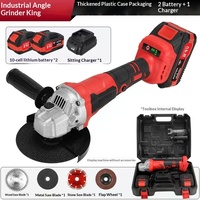 Meuleuse d'angle sans fil Langyue 21V, alimentée par batterie au lithium, portable et manuelle