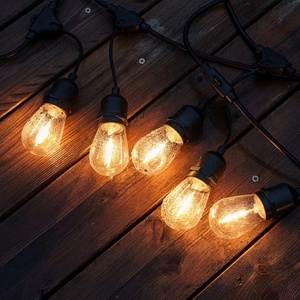 S14 Led đơn ficlamen chuỗi đèn không thấm nước cho vườn và Patio hoàn hảo cho lễ kỷ niệm ngoài trời và trang trí theo mùa - Product Image 4