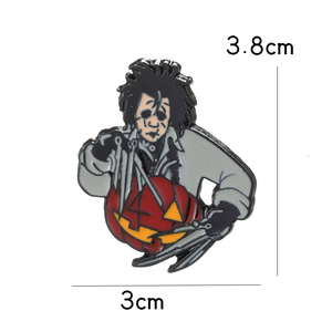Broche <span class=keywords><strong>de</strong></span> aleación <span class=keywords><strong>de</strong></span> la serie <span class=keywords><strong>Cabeza</strong></span> <span class=keywords><strong>de</strong></span> <span class=keywords><strong>Calabaza</strong></span> <span class=keywords><strong>de</strong></span> Halloween, <span class=keywords><strong>de</strong></span> la serie Underworld Mage, <span class=keywords><strong>de</strong></span> terror y divertido, venta al por mayor - Product Image 2