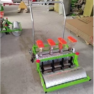Semoir multifonctionnel à 6 rangs, espacement de 15 cm, machine de plantation agricole pour blé, riz, sésame, légumes, herbes, graines d'herbe - Product Image 3