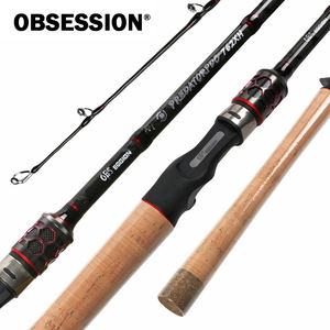 Cannes à pêche PREDATOR Casting 205cm 228cm Haute qualité Super dure <span class=keywords><strong>Canne</strong></span> à pêche en carbone pour la pêche <span class=keywords><strong>au</strong></span> poisson-serpent <span class=keywords><strong>Canne</strong></span> à pêche pour le poisson-chat Pêche forte - Product Image 1