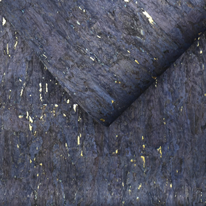 Mywind 2025 Nouveau Design Matériau en liège naturel <span class=keywords><strong>Bleu</strong></span> foncé avec <span class=keywords><strong>papier</strong></span> <span class=keywords><strong>peint</strong></span> doré pour la décoration de surface de meubles de maison Revêtement mural - Product Image 4