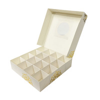 Boîte cadeau personnalisée pour Diwali, boîte d'emballage en carton pour desserts avec fenêtre pour les pâtisseries