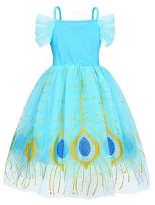 Costume <span class=keywords><strong>de</strong></span> princesse pour filles robe <span class=keywords><strong>de</strong></span> fête Cosplay Halloween vêtements en maille <span class=keywords><strong>de</strong></span> Noël - Product Image 2