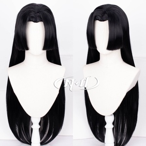 วิกผมคอสเพลย์ ND โบอา แฮนค็อก อนิเมะวันพีซ ยาว สีดำ ใยสังเคราะห์ ไม่ต้องใช้กาว ทนความร้อน สำหรับงานคอมมิคคอน - Product Image 1