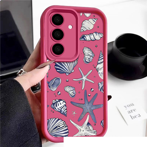 Custodia per Cellulare in TPU Antiurto con Stampa di Conchiglie e Stelle Marine, Stile Scala-Lente per <span class=keywords><strong>Samsung</strong></span> A14 A15 A16 <span class=keywords><strong>A21S</strong></span> A22 A23 A24 A25 - Product Image 4