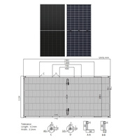 Panneaux solaires monocristallins bifaciaux à double verre de type N Longi Hi-Mo X10 Scientist LR8-66HVD pour usage domestique et commercial 645W 650W 655W 665W