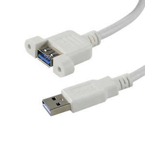 สายเคเบิล USB3.0ตัวผู้เป็นตัวเมียพร้อมรูเกลียวสายต่อ USB3.0พร้อมหู - Product Image 4