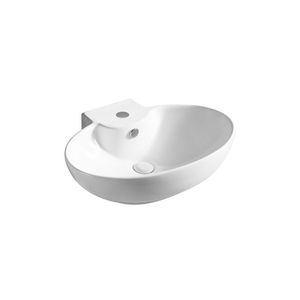 Lavabo da Appoggio La39 60.5x45.5cm: Lavabi Eleganti per Spazi Raffinati - Product Image 1