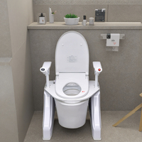 Chaise de toilette inclinable et relevable pour personnes âgées