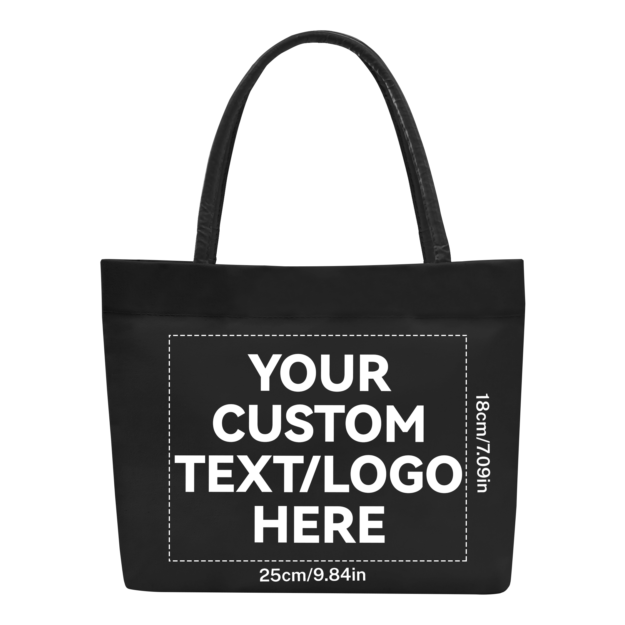 Solid Canvas Tote Bag with Hasp Closure Lady