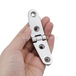 Charnière plate longue à deux trous en acier inoxydable 316, charnière symétrique pour quincaillerie marine et accessoires de yacht - Product Image 6
