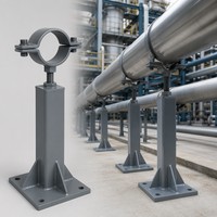 Ensemble de support de tuyau OEM personnalisé |   Fabrication en acier soudé robuste pour système de support de pipeline