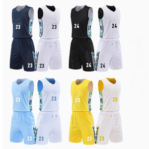 Uniforme de Baloncesto Reversible Personalizado para Jóvenes, Pantalones Cortos Deportivos Transpirables de Malla, Uniformes Reversibles Sublimados para Hombre - Product Image 6