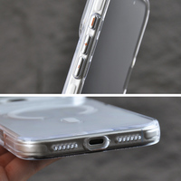 Coque de téléphone magnétique antichoc N52 en PC pur transparent, peinte aux UV, de haute qualité, inaltérable, pour iPhone 17 18 Pro Max