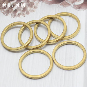Matériaux et accessoires pour bijoux faits main : base en cuivre, dentelle, anneau, cadre rond, sans soudure - Product Image 1