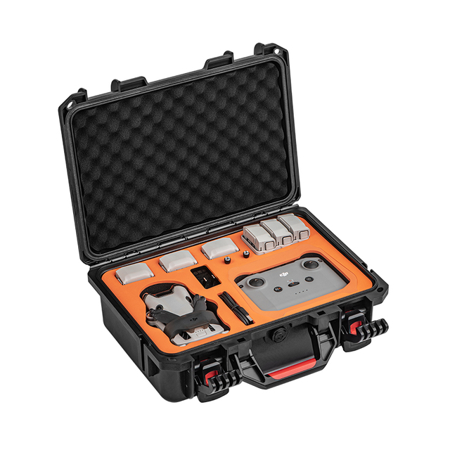 STARTRC Customizable Hard Case for DJI Mini 3/4 Pro | Waterproof Shockproof Drone Storage Box with Precision-Cut Foam Insert