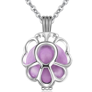 Fleur Femmes Enceintes Ange Appelant Balle Harmonie mexicain Bola Collier - Product Image 1