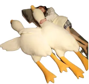 Riesige süße Big Goose Duck Doll Weiche Kuscheltier Schlaf kissen Kissen Gans Plüschtiere