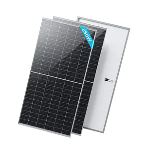 Panel güneş 500w monocrostalino hücre çin 600w 450w monocrystalline oem düşük fiyat tam siyah taşınabilir tek GÜNEŞ PANELI 500w