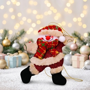SuperZ Personaliza Adornos de Tela de Navidad 2026, Regalo de Navidad, Colgante de Papá Noel, Muñeco de Nieve, Árbol, Juguete, Muñeca, Decoración para el Hogar, Año Nuevo - Product Image 5