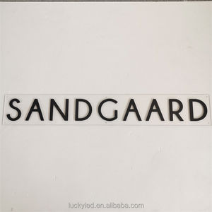 Precio de fábrica, logotipo de marca personalizado, placa de puerta, letrero acrílico no luminoso, letrero de número de casa de vestíbulo de oficina - Product Image 3