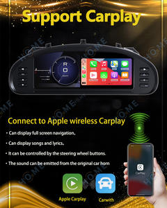 10.25インチ車速度計パネルデジタル計器クラスタープジョー<span class=keywords><strong>407</strong></span> 2004-2010 LCDダッシュボードメーターカープレイ付き - Product Image 5