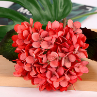 Rosan moderne respectueux de l'environnement décor de mariage fait à la main doux vrai toucher fleurs unique hortensia artificiel pour chinois nouveau