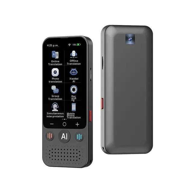 HD Z15W Android Offline Simultaneous Interpretation Translator with for 139 Languages for Multi-Country Travel & Mobile Use