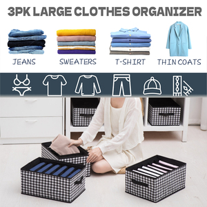 Armario organizador de almacenamiento plegable al por mayor para sala de estar, cajón de ropa adecuado para vaqueros y almacenamiento de ropa interior - Product Image 5