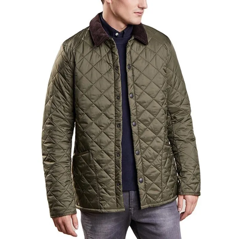 Customized High Quality Light Padded Quilted Winter Puff Jacket For Men