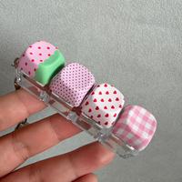 Porte-clés Fidget de clavier à 4 touches avec interrupteurs mécaniques, en PBT, impression personnalisée, sublimation de teinture, anti-stress et décompression